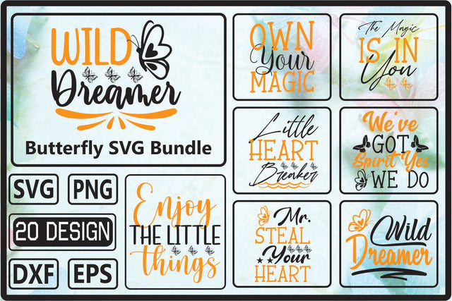 Butterfly SVG Bundle SVG Shahin alam 