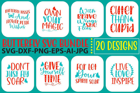 Butterfly SVG Bundle SVG Syaman 