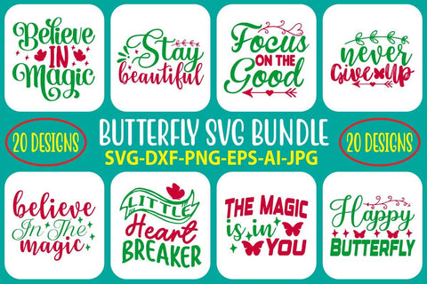 Butterfly SVG Bundle SVG Syaman 