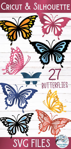 Butterfly SVG Bundle SVG Wispy Willow Designs 