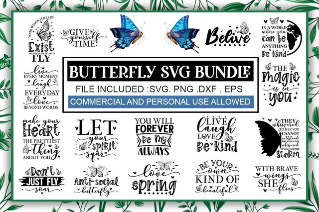 Butterfly SVG Bundle.Butterfly Clipart Bundle, Butterfly Svg cut files for Cricut, SVG Designangry 