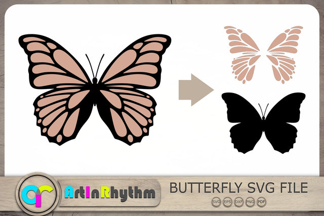 Butterfly Svg, Butterfly Clipart, Butterfly Svg File SVG Artinrhythm shop 