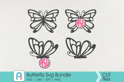 Butterfly Svg, Butterfly Monogram Svg, Butterfly Clip Art SVG Pinoyart Kreatib 