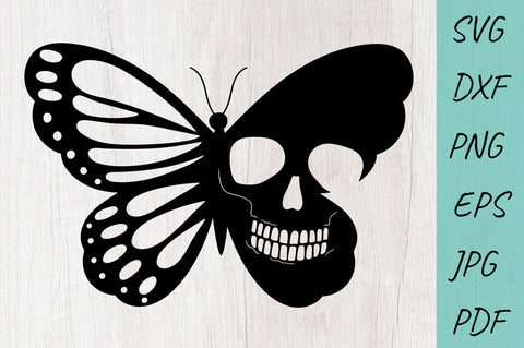 Butterfly SVG, Butterfly skull, Skull SVG, Halloween SVG SVG Irina Ostapenko 