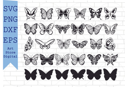 Butterfly svg, Butterfly svg bundle, Layered Butterfly Bundle Cricut SVG Files, Butterflies, Butterfly Svg for Cricut, Butterfly Clipart Svg, Png, Dxf, Eps Cut Files SVG Artstoredigital 