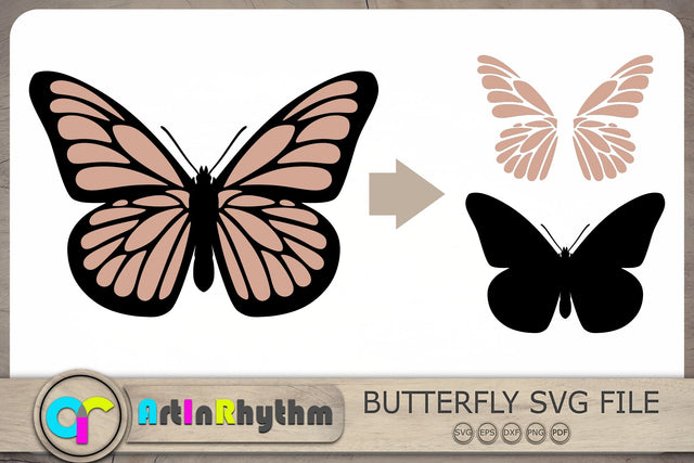 Butterfly Svg, Butterfly Svg File, Butterfly Clipart, Layered Butterfly Svg SVG Artinrhythm shop 
