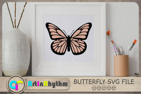 Butterfly Svg, Butterfly Svg File, Butterfly Clipart, Layered Butterfly Svg SVG Artinrhythm shop 