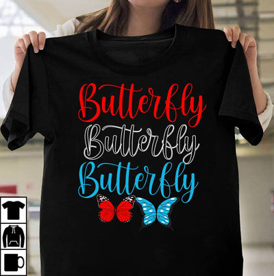 Butterfly SVG Cut File, Butterfly Sublimation Design SVG BlackCatsMedia 