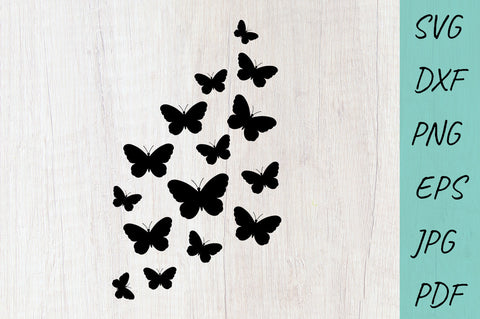 Butterfly SVG Cut File, Fluttering butterflies SVG SVG Irina Ostapenko 