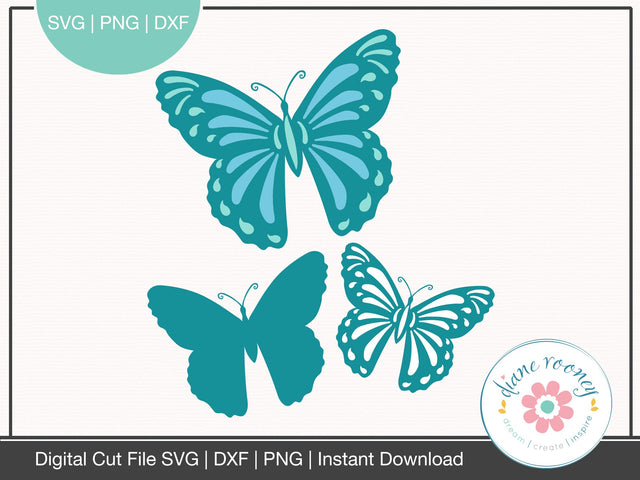 Butterfly SVG Cut Files Layered Butterfly SVG SVG Diane Rooney 