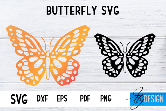 Butterfly SVG Design | Paper Cut SVG Design SVG Fly Design 