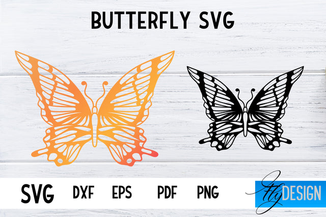 Butterfly SVG Design | Paper Cut SVG Design SVG Fly Design 