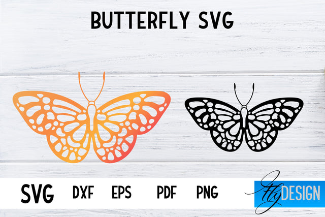 Butterfly SVG Design | Paper Cut SVG Design SVG Fly Design 