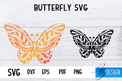 Butterfly SVG Design | Paper Cut SVG Design SVG Fly Design 