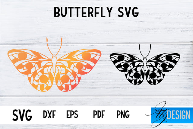 Butterfly SVG Design | Paper Cut SVG Design SVG Fly Design 