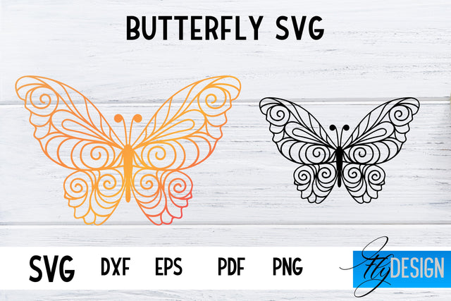 Butterfly SVG Design | Paper Cut SVG Design SVG Fly Design 