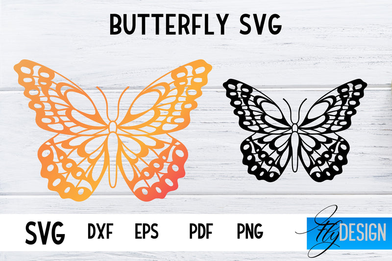 Butterfly SVG Design | Paper Cut SVG Design SVG Fly Design 