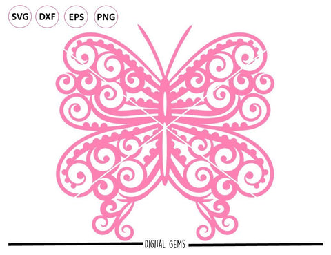 Butterfly SVG / DXF / EPS / PNG files SVG Digital Gems 
