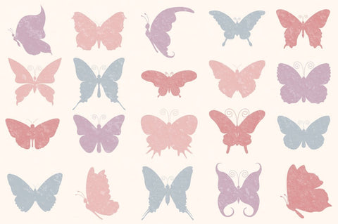 Butterfly SVG Files Bundle with 75 Items SVG Feya's Fonts and Crafts 