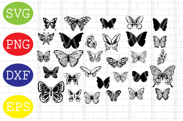Butterfly Svg Files, Butterfly Vector, Monarch Svg SVG DigitalSvgFiles 