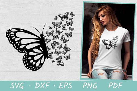 Butterfly SVG | Monarch Butterflies SVG Cut Files SVG Irina Ostapenko 