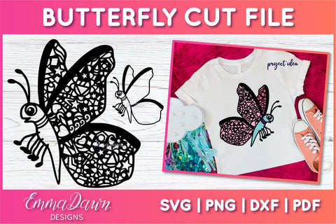 Butterfly SVG SVG Emma Dawn Designs 