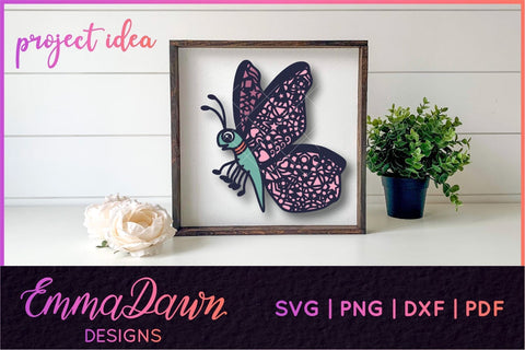 Butterfly SVG SVG Emma Dawn Designs 