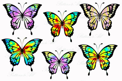 Butterfly Tie Dye PNG templates, Rainbow Butterfly PNG, Neon rainbow Butterfly Png, Sublimation Rainbow Png, Butterfly Sublimation elements Sublimation ArtStudio 