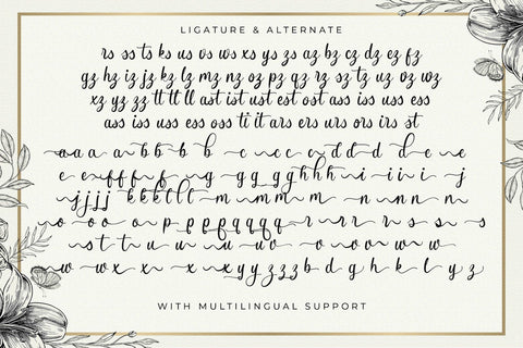 Butterfly Winter - Handwritten Font Font StringLabs 