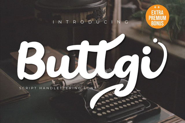Buttgi Font twinletter 