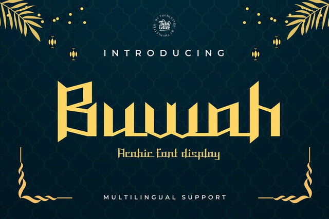 Buwah Font twinletter 