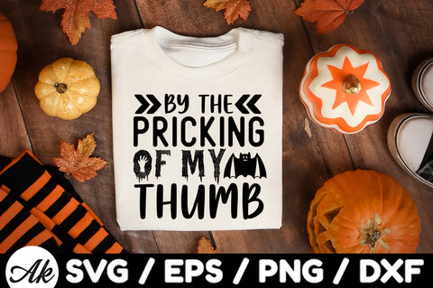 By the pricking of my thumb svg SVG akazaddesign 