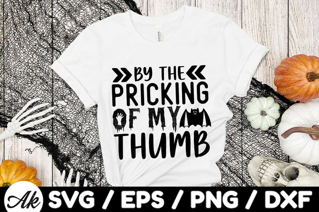 By the pricking of my thumb svg SVG akazaddesign 