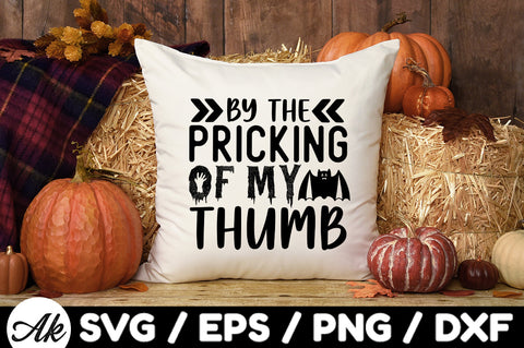 By the pricking of my thumb svg SVG akazaddesign 