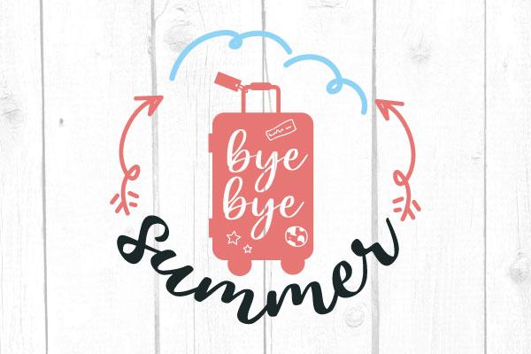Bye Bye Summer Svg SVG cricutfilesmg 