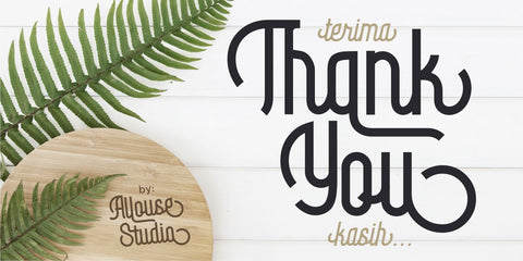 Byemalkan Font Allouse.Studio 