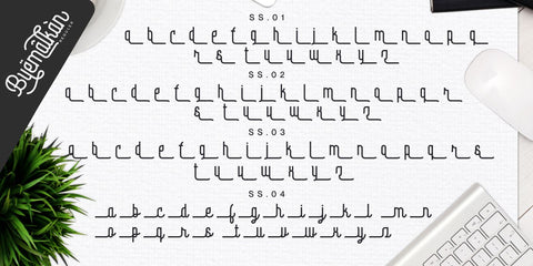 Byemalkan Font Allouse.Studio 