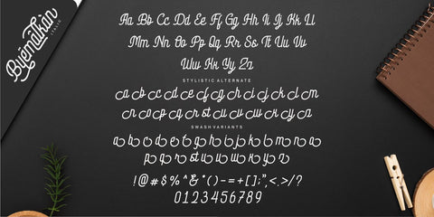 Byemalkan Font Allouse.Studio 