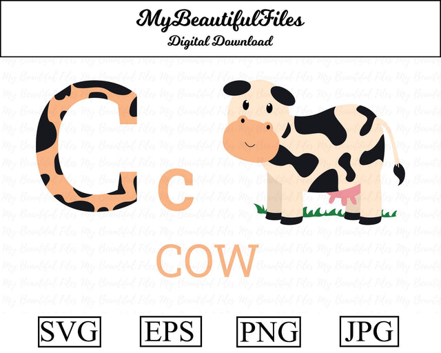 c-cow SVG MyBeautifulFiles 