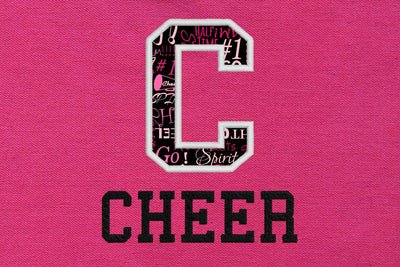 C for Cheer Applique Embroidery Embroidery/Applique Designed by Geeks 