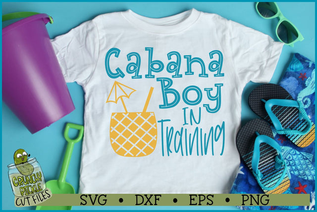 Cabana Boy in Training SVG File SVG Crunchy Pickle 