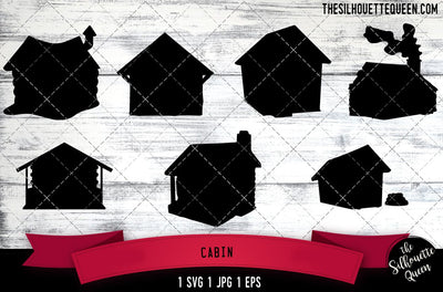 Cabin SVG File, SVG Bundle File-Cut File-Vector Clip Art for Commercial & Personal Use-Download-Cricut,Cameo,Explore,SCAL,Silhouette SVG Loveleen Kaur 