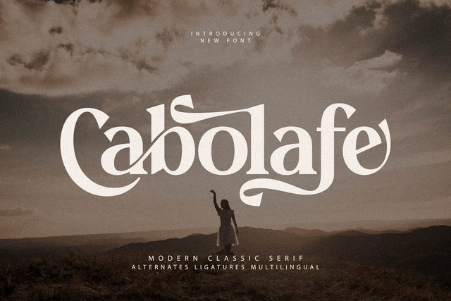 Cabolafe Typeface Font Storytype Studio 