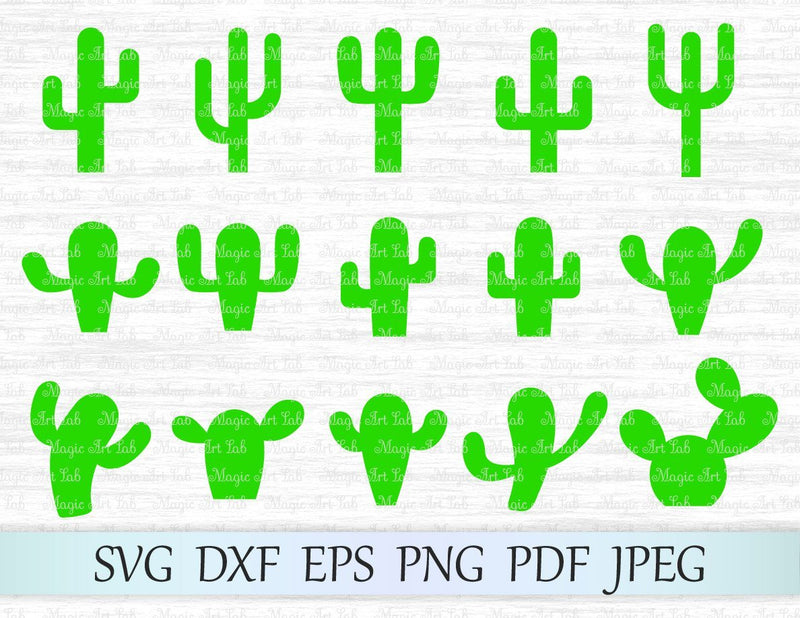 Cacti cut files SVG MagicArtLab 