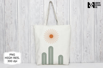 Cactus and the Sun PNG Sublimation Sublimation Abven Graphics 