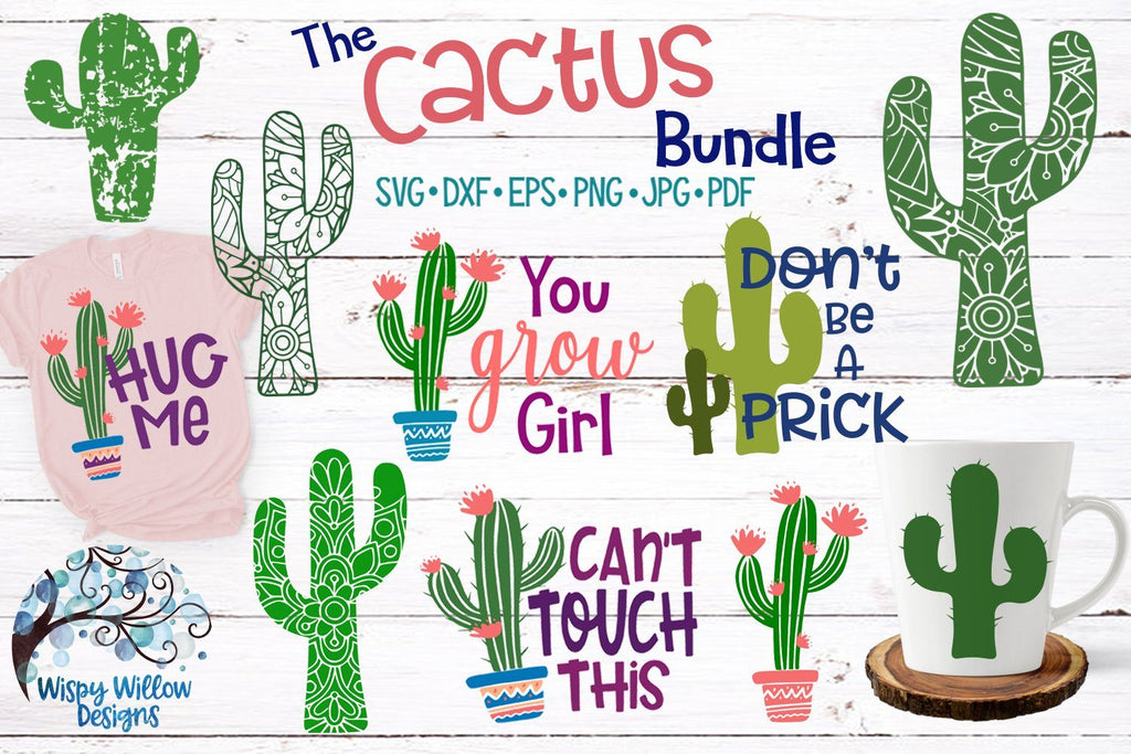 Cactus Bundle | SVG Cut Files - So Fontsy