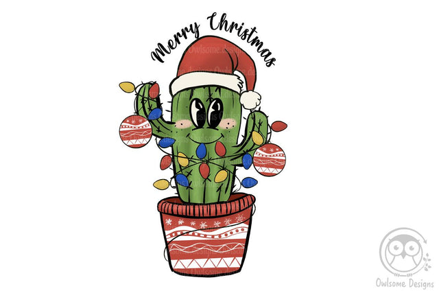 Cactus Christmas Sublimation Sublimation LAM HOANG THUY 