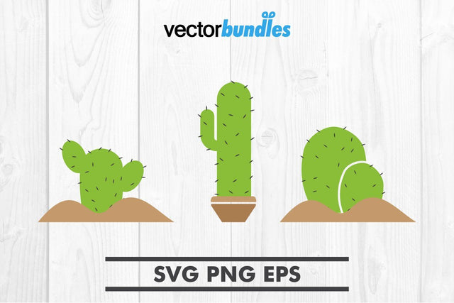Cactus desert clip art svg SVG vectorbundles 