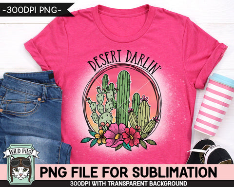 Cactus Flowers SUBLIMATION design PNG, Cactus PNG sublimation file, Cactus Floral sublimation, Desert Darlin sublimation designs, Succulent png Sublimation Wild Pilot 