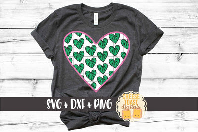 Cactus Heart - Flower Plant Design - SVG PNG DXF Cut Files SVG Cheese Toast Digitals 